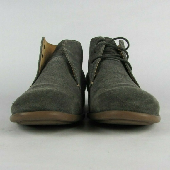 JOHN VARVATOS Gray Suede Chukka Boots 11 M